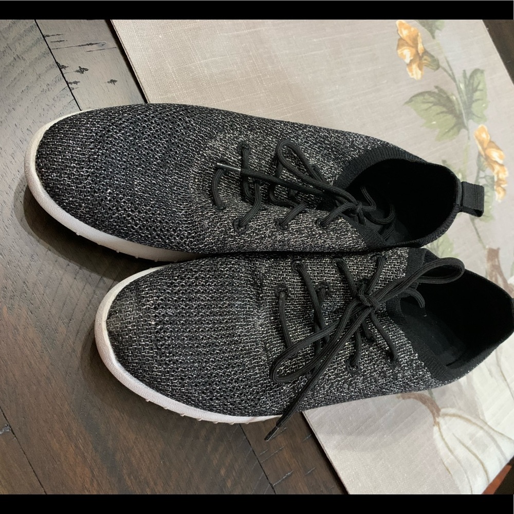 Black glittery Aldo sneakers